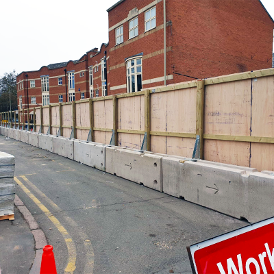 Temporary Vertical Concrete Barriers (TVCBs)